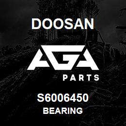 S6006450 Doosan BEARING | AGA Parts