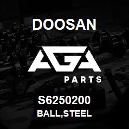 S6250200 Doosan BALL,STEEL | AGA Parts