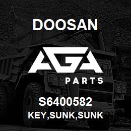 S6400582 Doosan KEY,SUNK,SUNK | AGA Parts