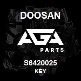 S6420025 Doosan KEY | AGA Parts