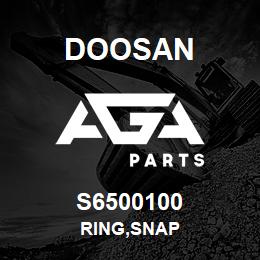 S6500100 Doosan RING,SNAP | AGA Parts