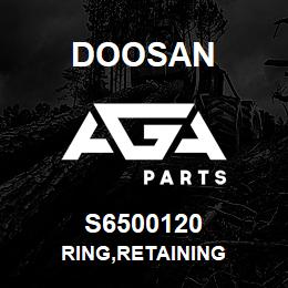 S6500120 Doosan RING,RETAINING | AGA Parts