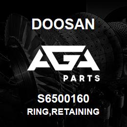 S6500160 Doosan RING,RETAINING | AGA Parts