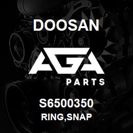 S6500350 Doosan RING,SNAP | AGA Parts