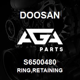 S6500480 Doosan RING,RETAINING | AGA Parts