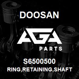 S6500500 Doosan RING,RETAINING,SHAFT(C TYPE) | AGA Parts