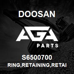 S6500700 Doosan RING,RETAINING,RETAINING | AGA Parts