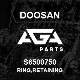 S6500750 Doosan RING,RETAINING | AGA Parts