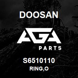 S6510110 Doosan RING,O | AGA Parts