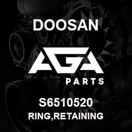 S6510520 Doosan RING,RETAINING | AGA Parts