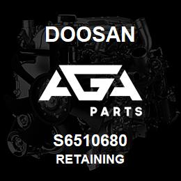 S6510680 Doosan RETAINING | AGA Parts