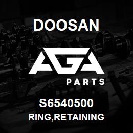 S6540500 Doosan RING,RETAINING | AGA Parts