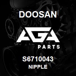 S6710043 Doosan NIPPLE | AGA Parts