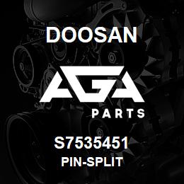 S7535451 Doosan PIN-SPLIT | AGA Parts