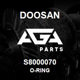 S8000070 Doosan O-RING | AGA Parts