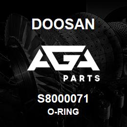 S8000071 Doosan O-RING | AGA Parts