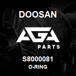 S8000081 Doosan O-RING | AGA Parts