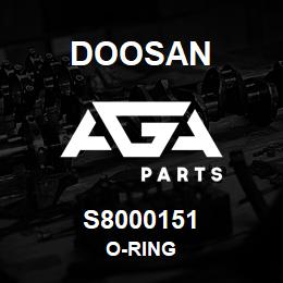 S8000151 Doosan O-RING | AGA Parts