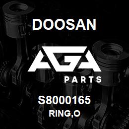 S8000165 Doosan RING,O | AGA Parts