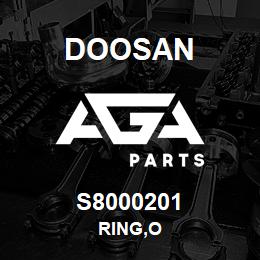 S8000201 Doosan RING,O | AGA Parts