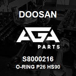 S8000216 Doosan O-RING P26 HS90 | AGA Parts