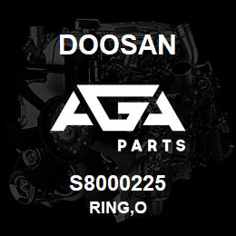 S8000225 Doosan RING,O | AGA Parts