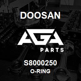 S8000250 Doosan O-RING | AGA Parts