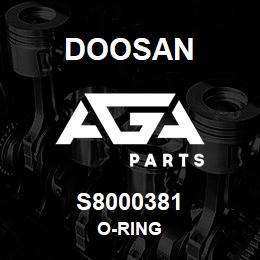 S8000381 Doosan O-RING | AGA Parts