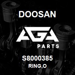 S8000385 Doosan RING,O | AGA Parts