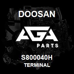 S800040H Doosan TERMINAL | AGA Parts