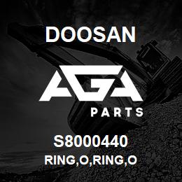 S8000440 Doosan RING,O,RING,O | AGA Parts