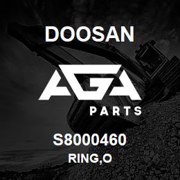 S8000460 Doosan RING,O | AGA Parts