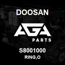 S8001000 Doosan RING,O | AGA Parts