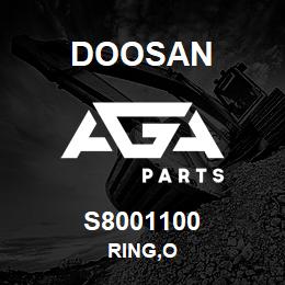 S8001100 Doosan RING,O | AGA Parts