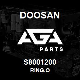 S8001200 Doosan RING,O | AGA Parts