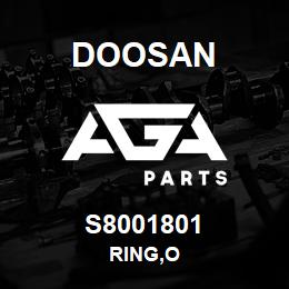 S8001801 Doosan RING,O | AGA Parts