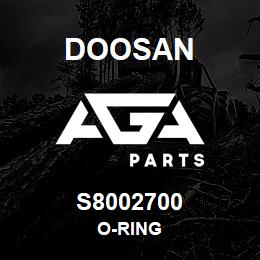 S8002700 Doosan O-RING | AGA Parts