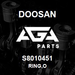 S8010451 Doosan RING,O | AGA Parts