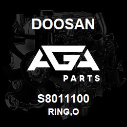 S8011100 Doosan RING,O | AGA Parts