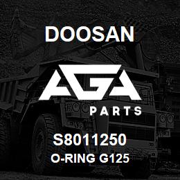 S8011250 Doosan O-RING G125 | AGA Parts