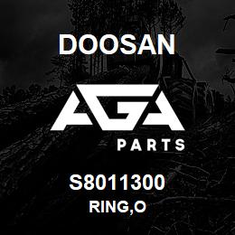 S8011300 Doosan RING,O | AGA Parts