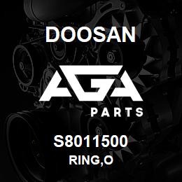 S8011500 Doosan RING,O | AGA Parts