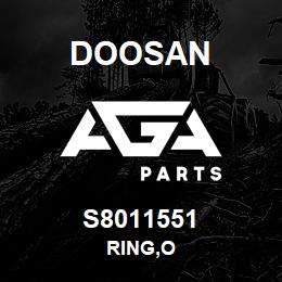 S8011551 Doosan RING,O | AGA Parts