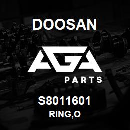 S8011601 Doosan RING,O | AGA Parts