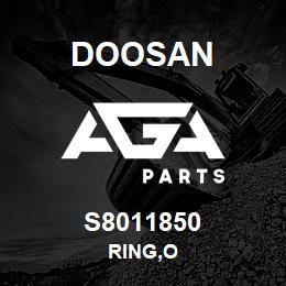 S8011850 Doosan RING,O | AGA Parts