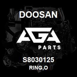 S8030125 Doosan RING,O | AGA Parts