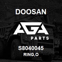 S8040045 Doosan RING,O | AGA Parts