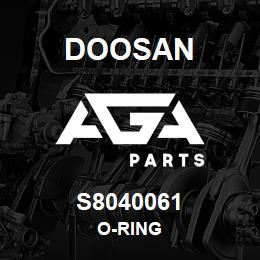 S8040061 Doosan O-RING | AGA Parts