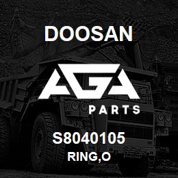 S8040105 Doosan RING,O | AGA Parts