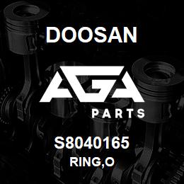 S8040165 Doosan RING,O | AGA Parts